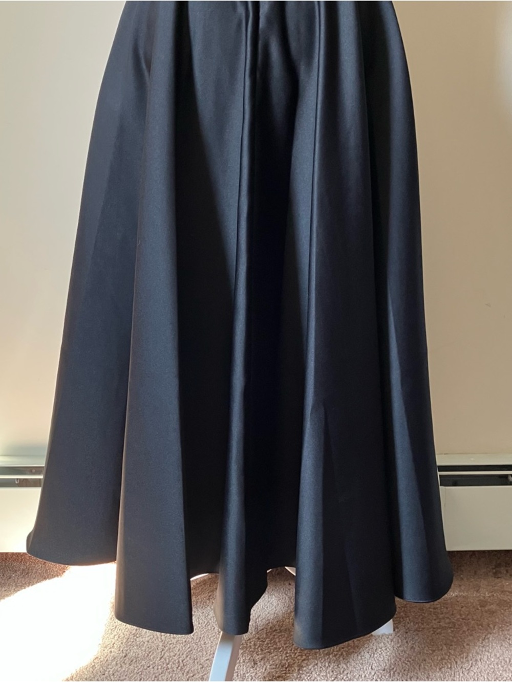 Jay Godfrey Black Pettigrew Strapless A-line Midi Dress size 4 - Picture 12 of 13